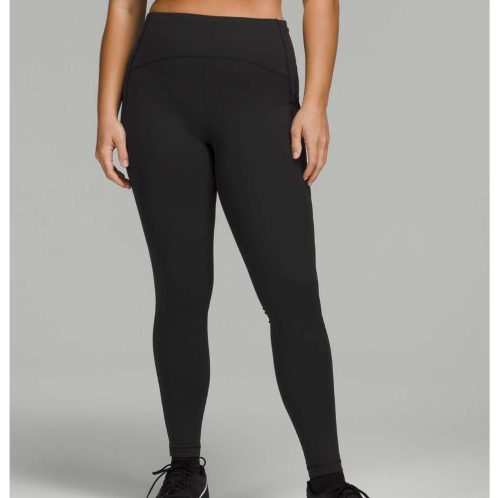 Lululemon black wunder under leggings - Picture 2 of 11